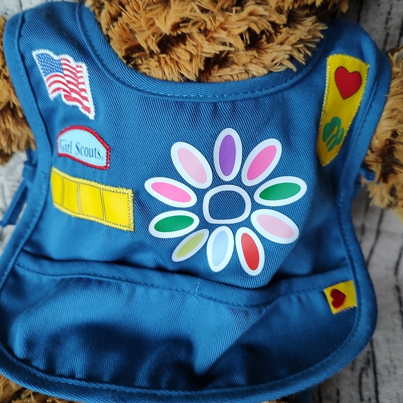 Build a Bear BABW plush Girl Scouts Caramel Delite Cookie Samoa Teddy Bear - Picture 5 of 8